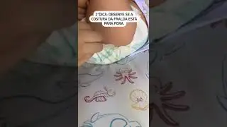 3&deg; dicas para evitar vazamentos nas fraldas😉#beb&ecirc; #maternidade #shorts #fraldas