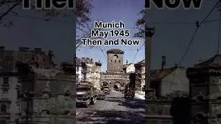 The War Is Over - Munich 1945 Then and Now #thenandnow #munich #ww2