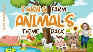 My Farm Animals Fussy Cut Theme Pack Giveaway Winnings // August 14, 2025