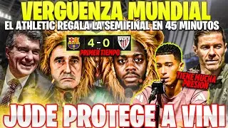 VERGONZOSO EL ATHLETIC REGALA LA SEMIFINAL AL BARCA CON AYUDITA ILEGAL 🤮 XAVI ESQUIVA Y JUDE PROTEGE