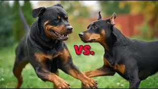 Doberman vs Rottweiler Ultimate Protection Dog Showdown