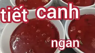 Cách Hãm Và Đánh Tiết Canh Ngan Bằng Muối | MÓN ĂN NGON LÀNG QUÊ