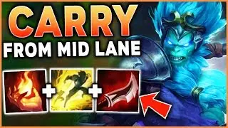 HOW TO PLAY WUKONG MID PERFECTLY IN SEASON 9 (#1 WUKONG WORLD) - League of Legends
