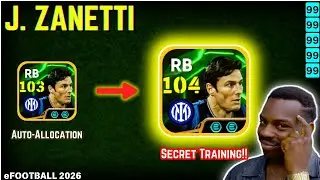Хавьер Занетти 104 MAX Тренировка 🔥 | Хавьер Занетти eFootball 26 | efootball 2026