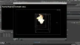 Houdini Learning Log - Day 1 | Real-Time Personal Practice - Pyro Fire
