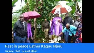 CELEBRATING THE LIFE OF ESTHER KAGUU NJERU