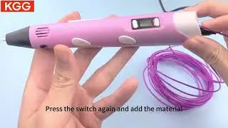 3D Printing Pen Drawing With LCD Screen Compatible Pen PLA Filament
