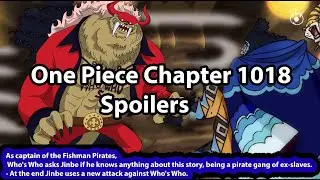 One Piece manga Chapter 1018 spoilers !