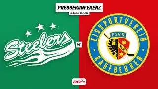 Pressekonferenz 40. Spieltag | Bietigheim Steelers - ESV Kaufbeuren