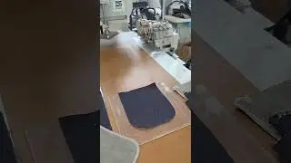 The Pocket Overlocking Machine #factoryshorts #factory #sewing #factoryproducts #machine