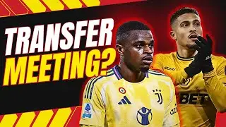 TRANSFER Meeting! £26M Kalulu RACE & Gomes POSSIBLE? Man United News