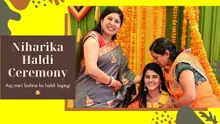 Haldi Ceremony of Niharika | Haldi Cinematic Video | Best Haldi Whatsapp status #Shorts