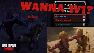 I 1v1'd a Toxic Rank 1000 Bum On My Level 60 Account In RDR2 Online!