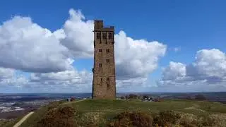 Castle Hill in Huddersfield - DJI Mini 2 UK cinematic landscape