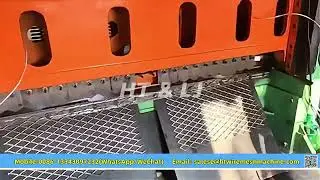 Expanded Metal Gothic Mesh Machine Machine &agrave; grillage gothique en m&eacute;tal d&eacute;ploy&eacute;