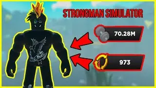 70 MILLION strength and 970 REBIRTHS in Strongman Simulator!