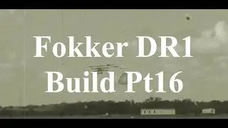 DW Hobby Fokker DR1 build Pt16 RC Model Geeks