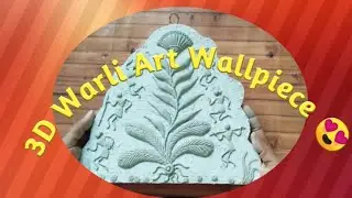 3D Warli Art Wallpiece
