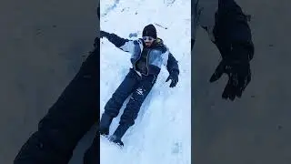 Enjoying snow #shorts #shortsvideo #snowshorts #couplegoals