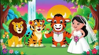💍✨ Unbelievable Animal Wedding in the Enchanted Forest | Heart-Touching Love Story 