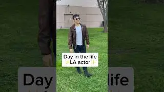 Day in the life of an LA actor #shorts