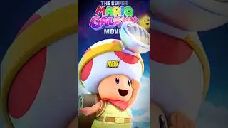 Captain Toad in New Mario Movie! #supermariogalaxy #mariobros #nintendo #bowser #videogames