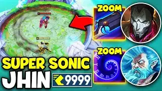 WE GAVE JHIN A LITERAL SPEED HACK IN 2V2 ARENA! (YOU CAN'T CATCH HIM)