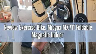 Review Exercise Bike, Micyox MX711 Foldable Magnetic Indoor Cycling Bikes With Oversized Saddle, 16