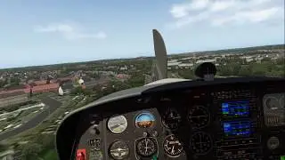 [VR] X-PLANE DA40 lands on M3 freeway near EGHI