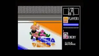 Wrestle War (1991) Sega Mega Drive (PAL) Gameplay - Full Playthrough