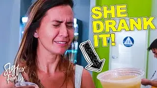 First Time Trying A Ginger Shot!! 🤢 | Slyfox Family
