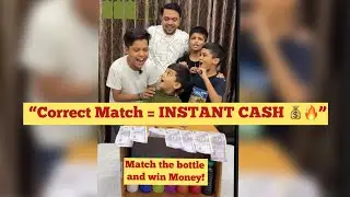 “7 Bottle, Ek Chance 💸 Sahi Match Kiya Toh Paisa Jeeto! 
