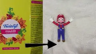 Making of Mario from mouldit,how to make Mario 