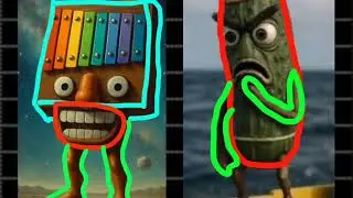 How to draw a Bambu Bambu Sahur And Xy Xy Xy Xylophone Level 23