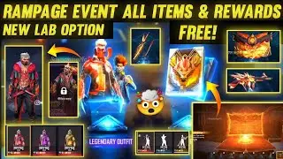 RAMPAGE 4.0 FREE REWARDS 😍❤️ | FREE FIRE |