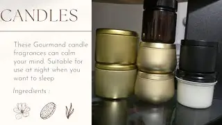 Gourmand Fall Candles