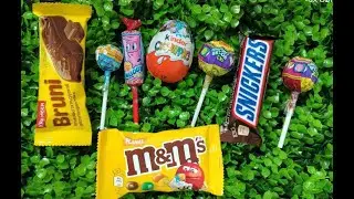 Sweets Candy ASMR Satisfying Video | ASMR Lollipops, Candy and Chocolate, Gummy Candy Cutting Video