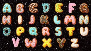 Donut Letters ABC Song 🍩 Fun Alphabet Learning for Kids | A to Z with Cute Donut Letters