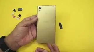 Sony Xperia Z5: How To Insert DUAL SIM Card & Micro SD Card