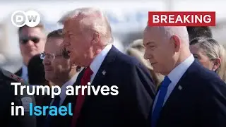 Trump arrives in Israel as Hamas releases remaining hostages | DW News