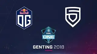 Dota 2 - OG vs Penta - Game 2 - Ro4 - ESL One Genting 2018 - EU Qualifier