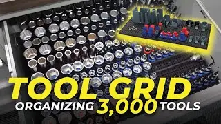 Использование Tool Grid для организации 3000 ручных инструментов в домашнем гараже