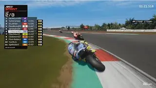 Лучшие моменты спринта Mandalika 🔥: 2-й раунд Global Series | Чемпионат MotoGP eSport 2025