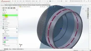 BOTTLE CAP with Inner Thread & Outer Grip  SOLIDWORKS TUTORIAL