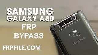 Samsung A80 (SM-A805) U2/BIT2/REV2 FRP BYPASS without PC/ use method PIN SIM
