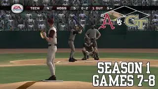Arkansas vs. Georgia Tech | MVP 07: NCAA Baseball | Simulation | S01G7-8