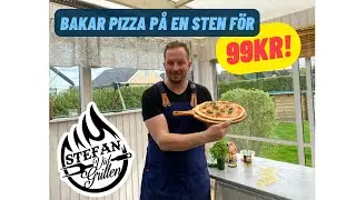 Pizza p&aring; grillen