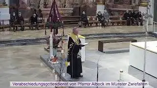 Verabschiedungsgottesdienst von Pfarrer Albeck im M&uuml;nster Zwiefalten