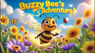 🟡 Buzzy Bee&rsquo;s Adventure 🐝 | Fun Kids Song | Learning & Singing for Preschoolers!