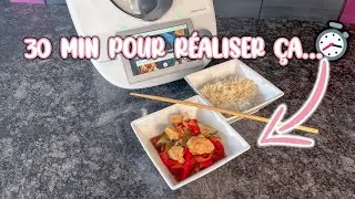 J'ai 30 min pour réaliser une recette asiatique ... trop facile au thermomix !